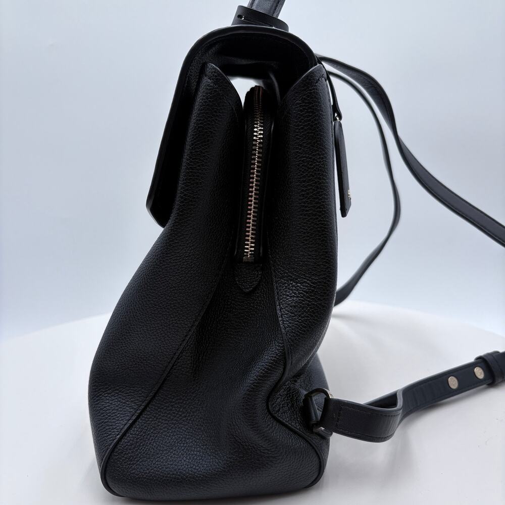 kate spade Black Leather Top-Handle Shoulder Bag - Picture 4 of 6